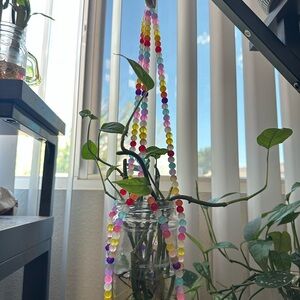 Glass Beaded Plant Hanger